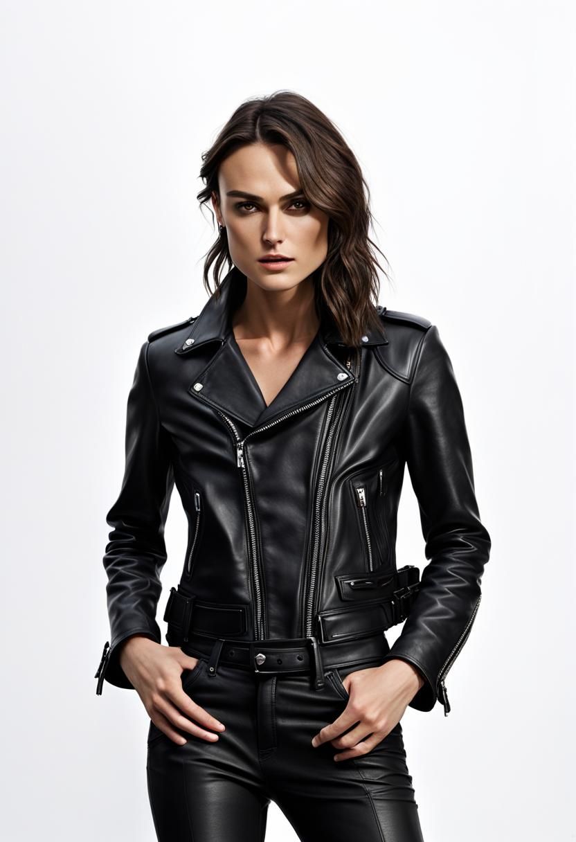 Ultrarealistic Portrait of a Woman with Dark Hair