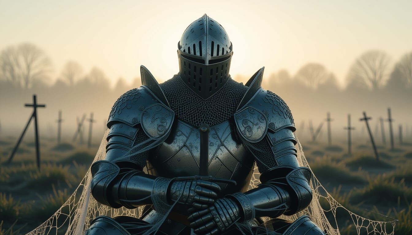 Spiderweb Armor in Ethereal Mist