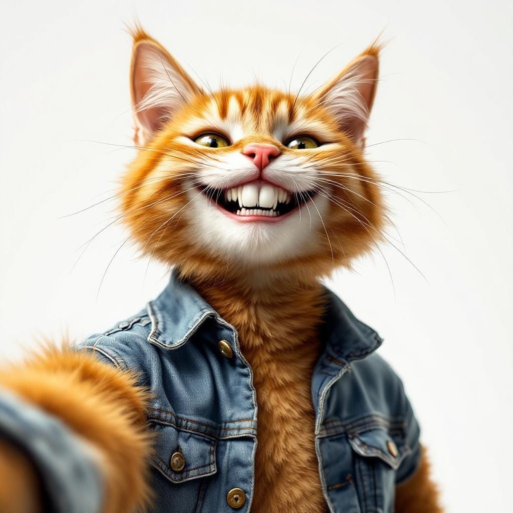 River taking selfies