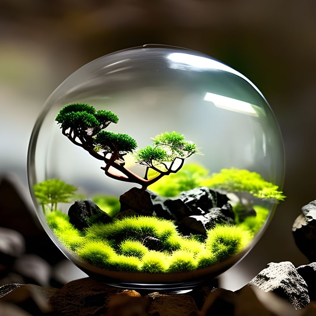 Detailed Terrarium: Professional Photography, Bokeh