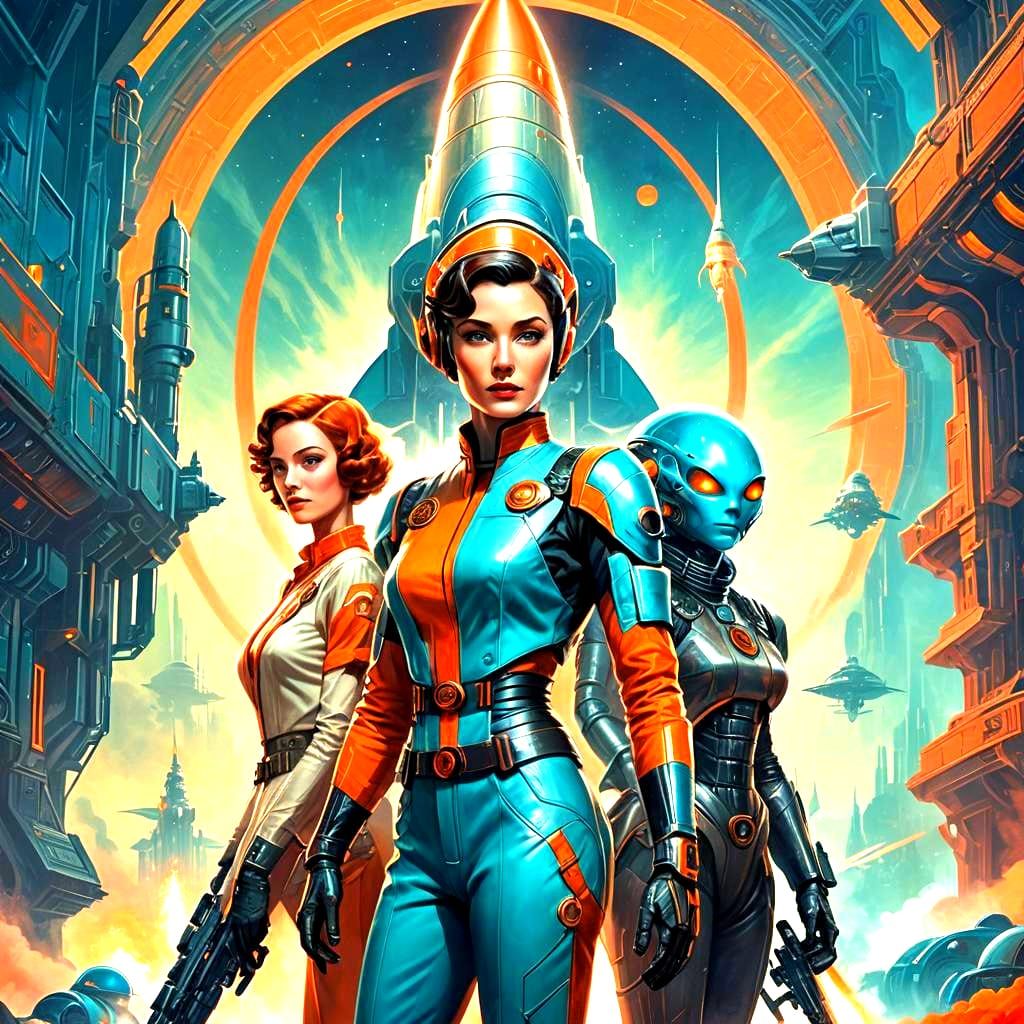 1930s Science Fiction Hero Saves Alien World in Art Deco Roc...