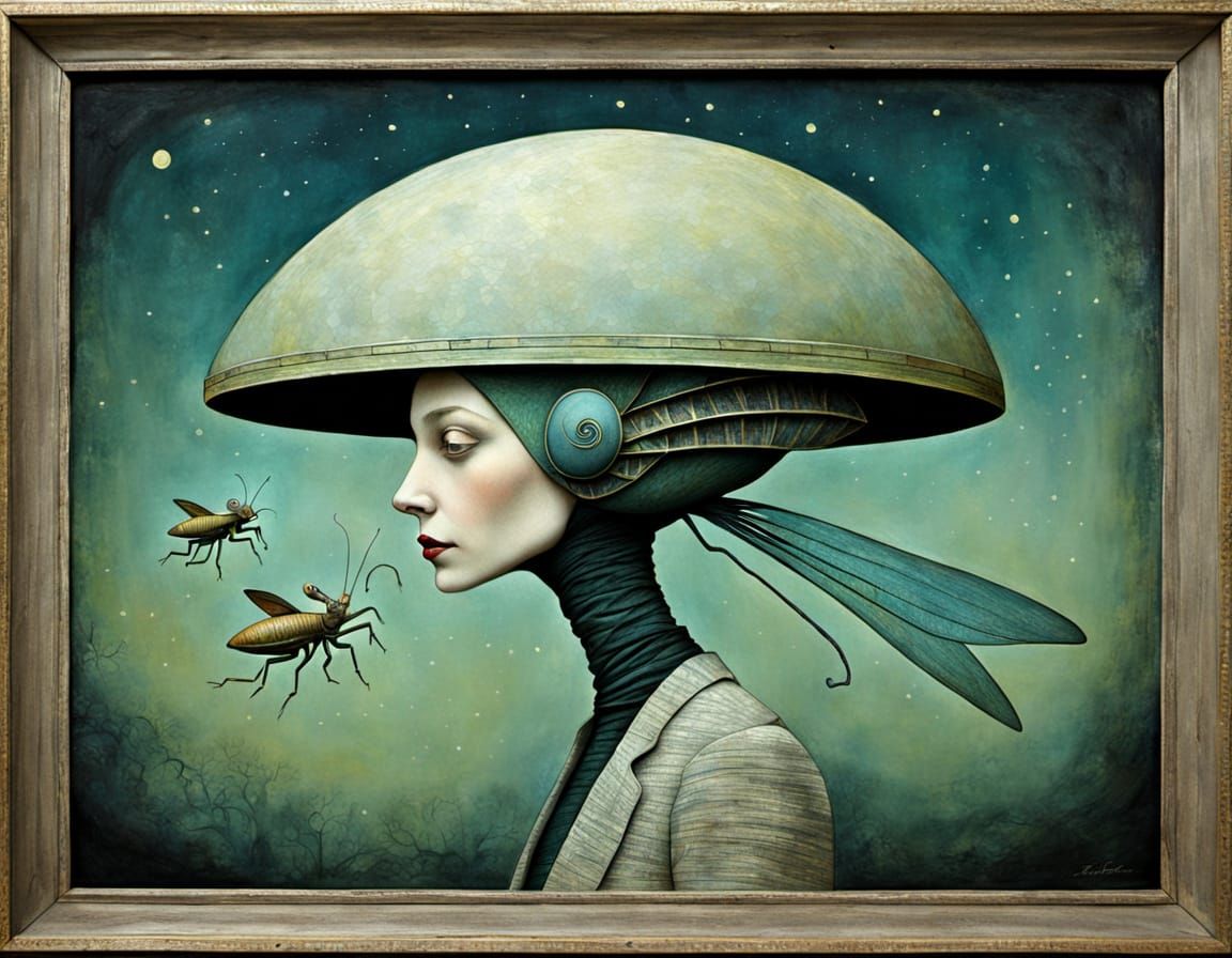 Ethereal Mantis Profile in a Cosmic Landscape