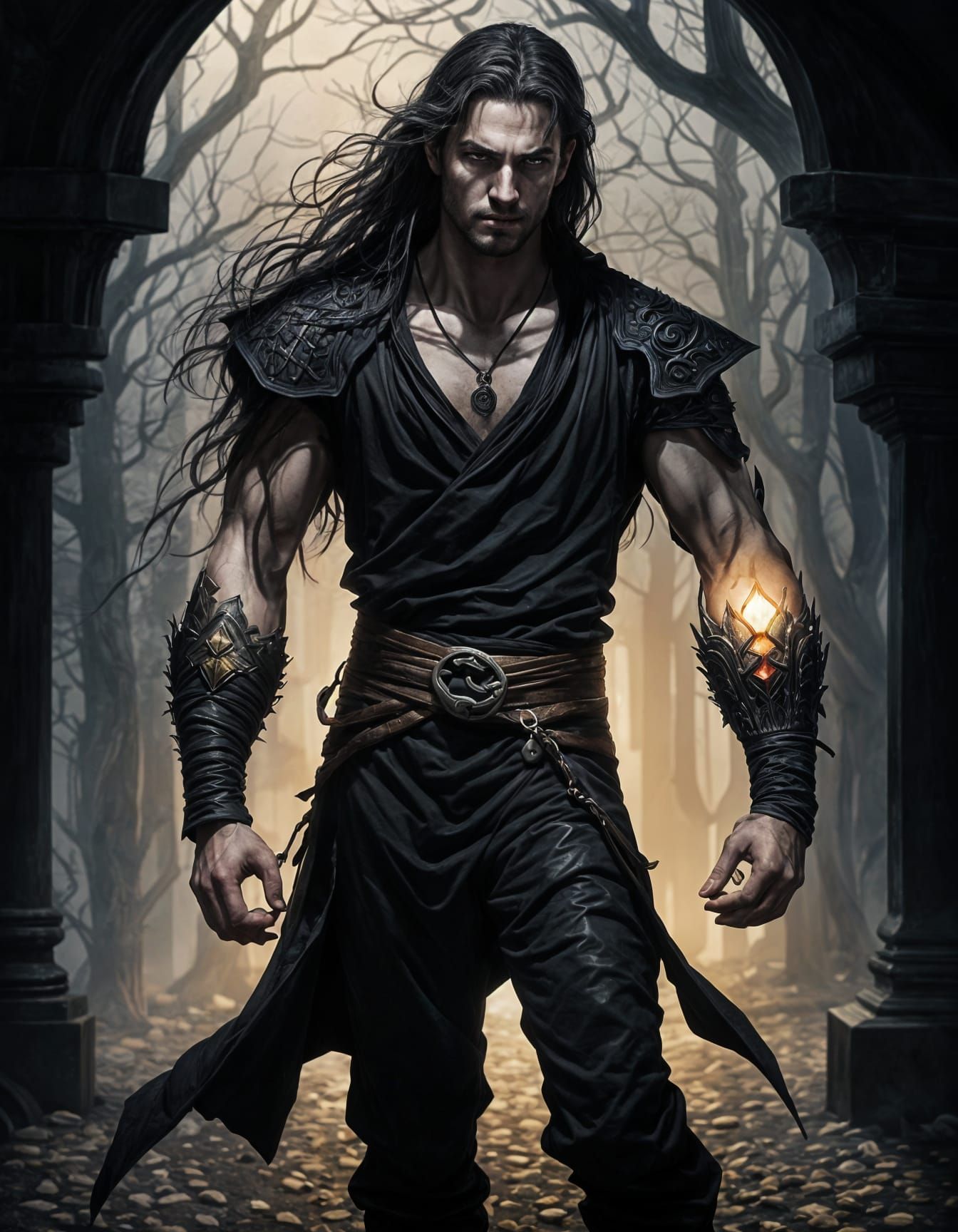 Striking Assassin Portrait: Heir of the Shinobi Underworld