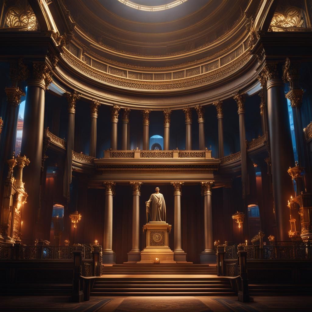 Liberalism: A Matte Painting of Democratic Ideals