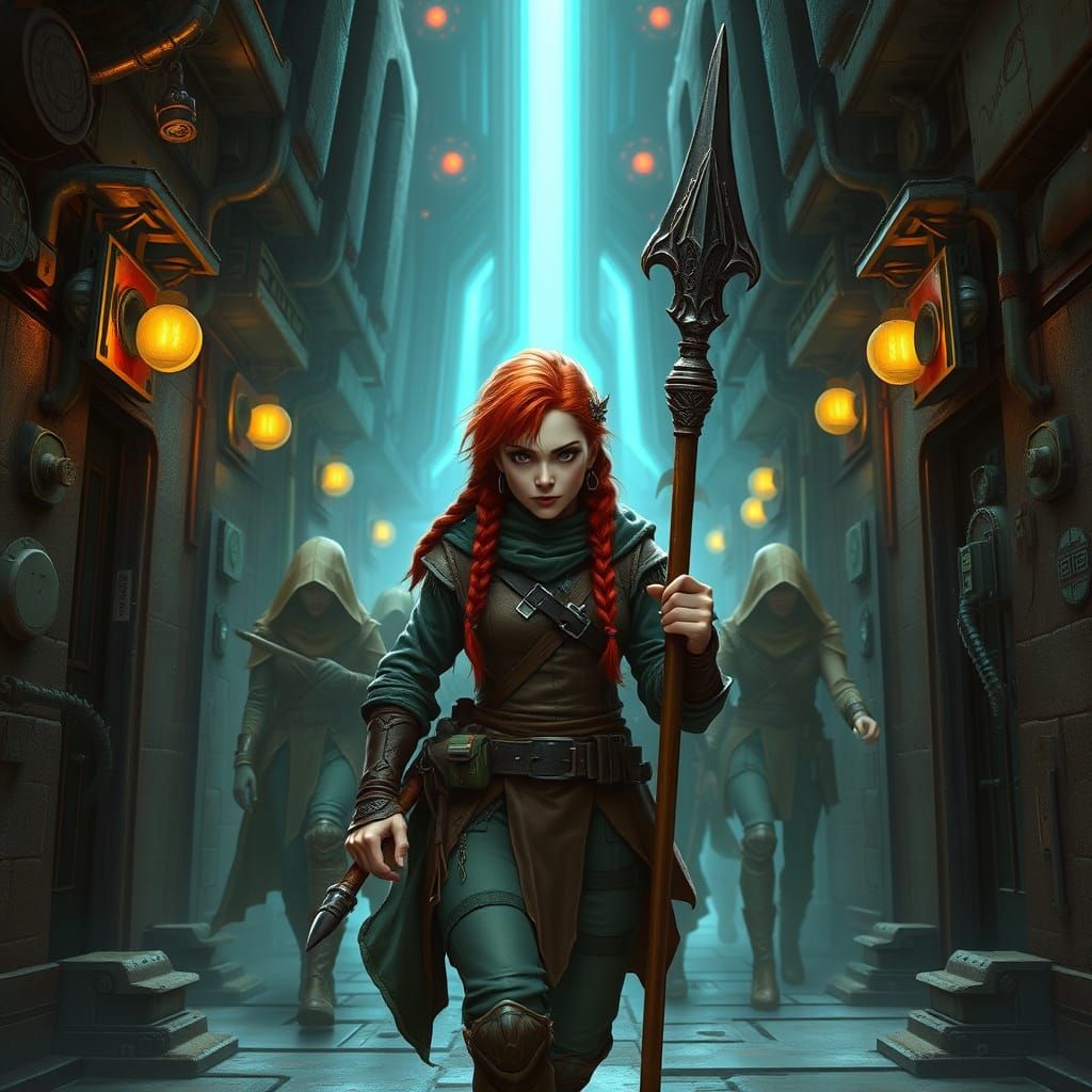 Halfling Illusionist Leads Team Through Futuristic Mage's To...