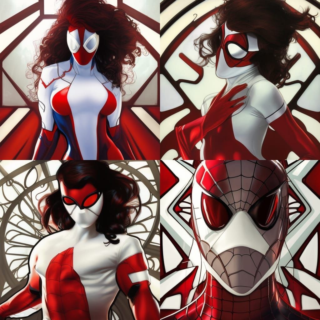 MJ Watson Spider-Verse Portrait in Dynamic Lighting