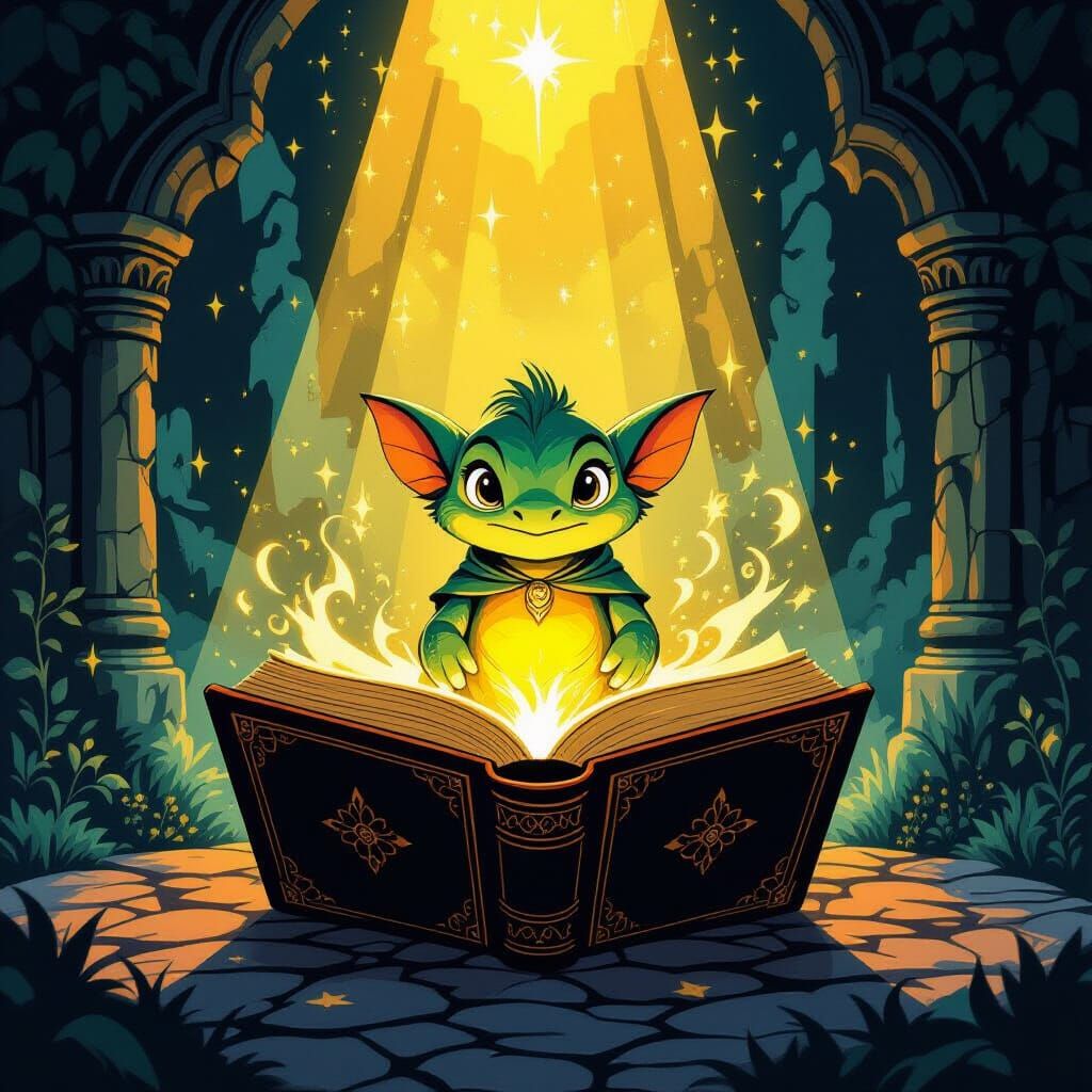 Tabaluga Emerges From Ancient Prophecy Book