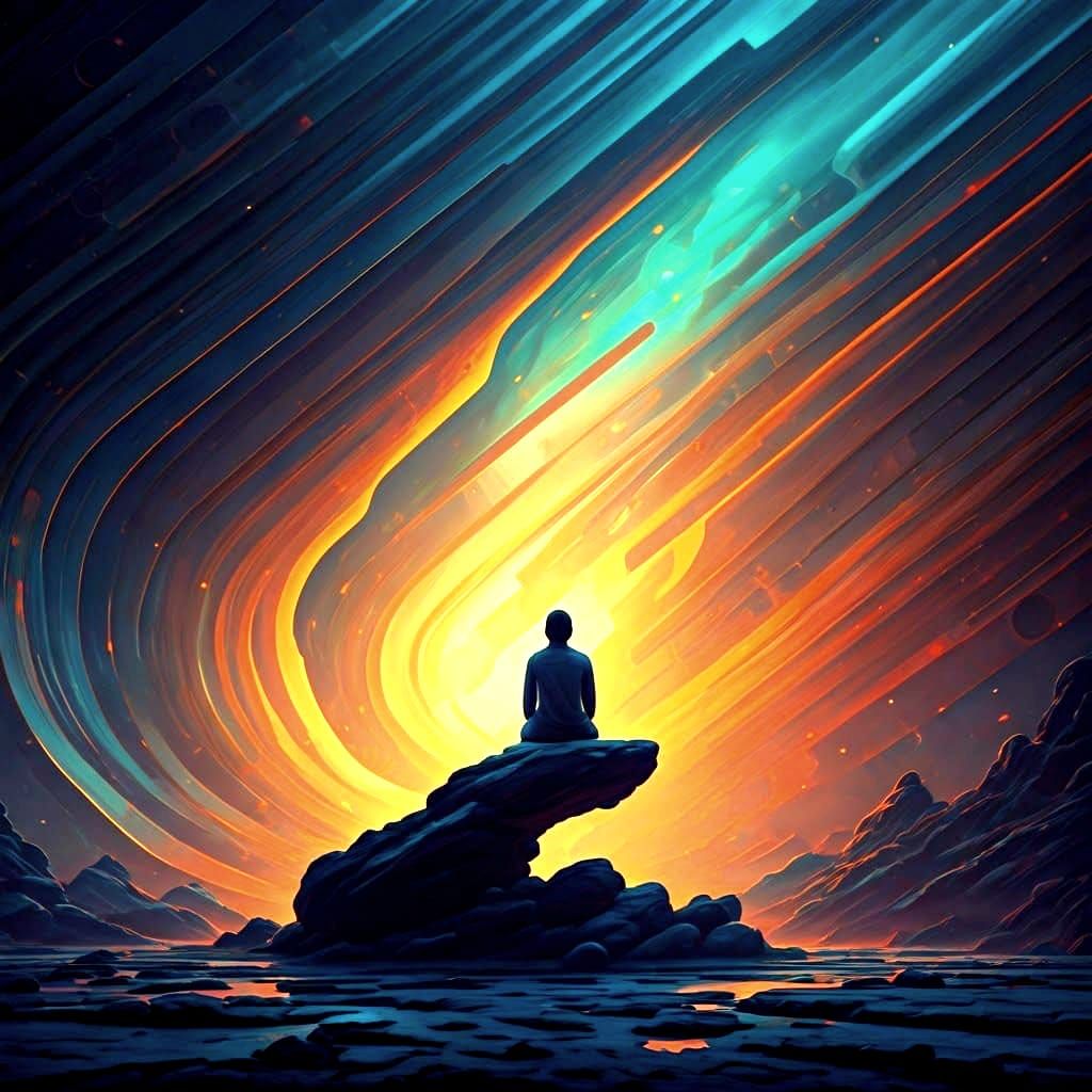 Surreal Portrait of a Young Woman