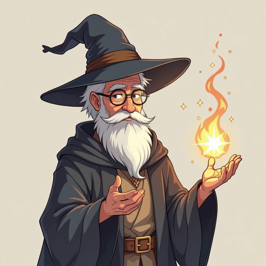 Anime Wizard Drops the Mic in Trigger Style