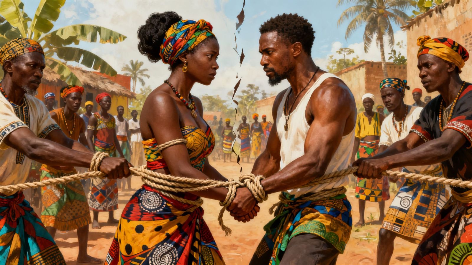 Determined Couple Bound Together Amidst Opposition