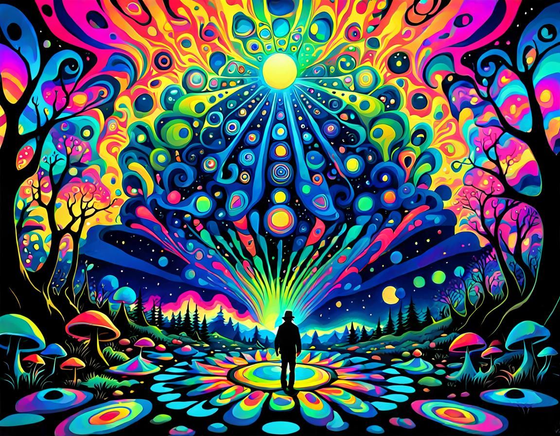 Psychedelic Abstract Design