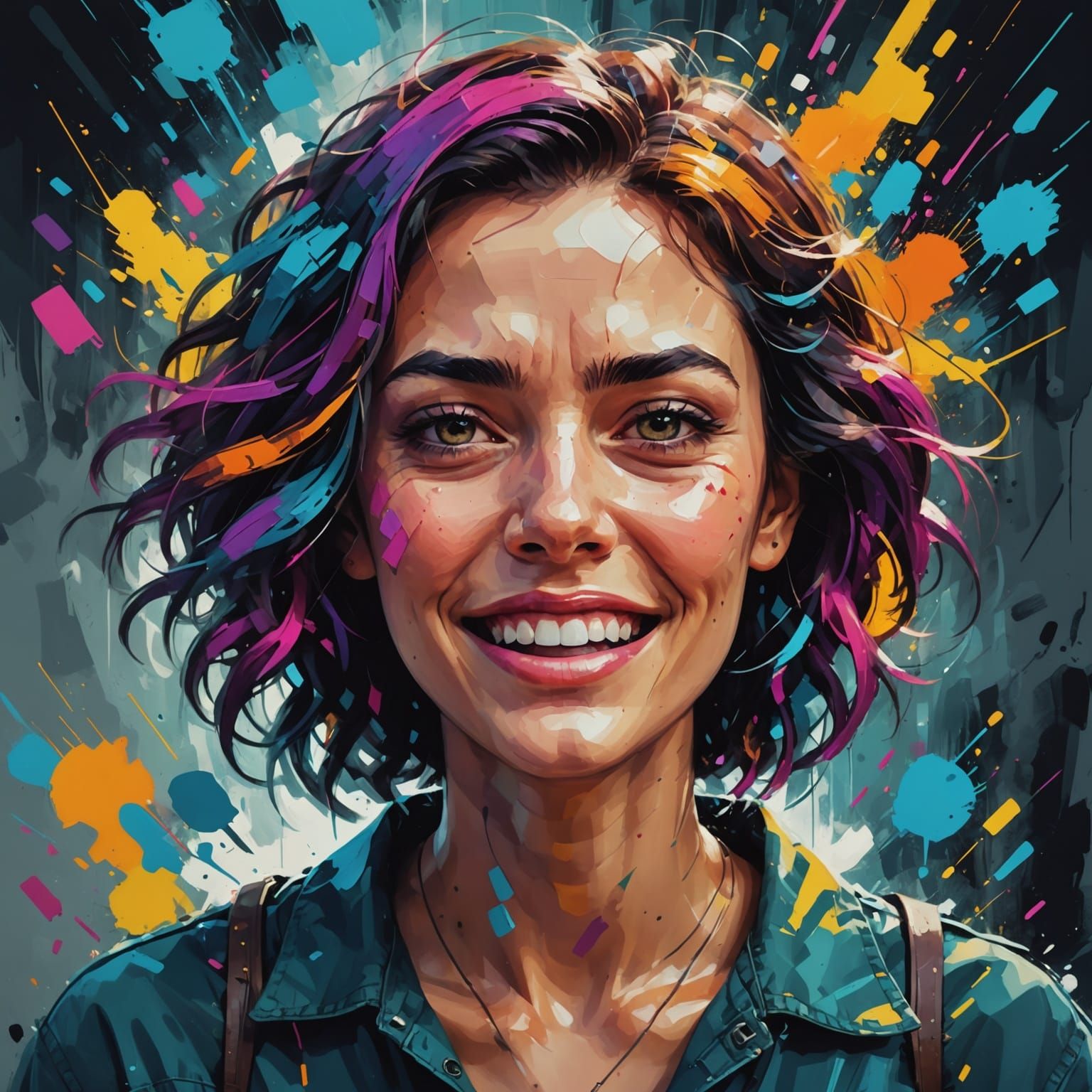 Expressive Digital Art: Emotional Mood Illustration