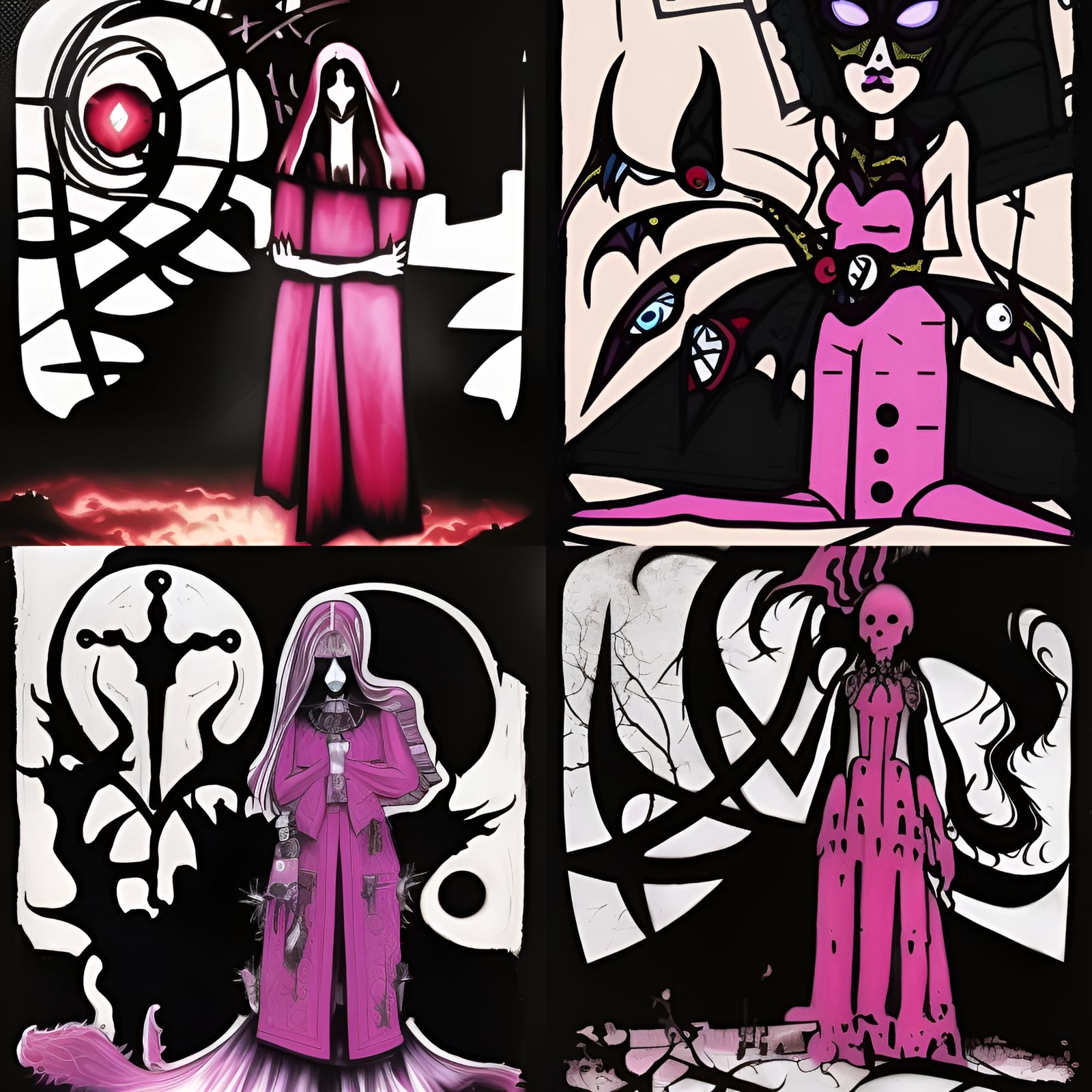 Gothic Folk Art: Cyberpunk Dystopian Vision