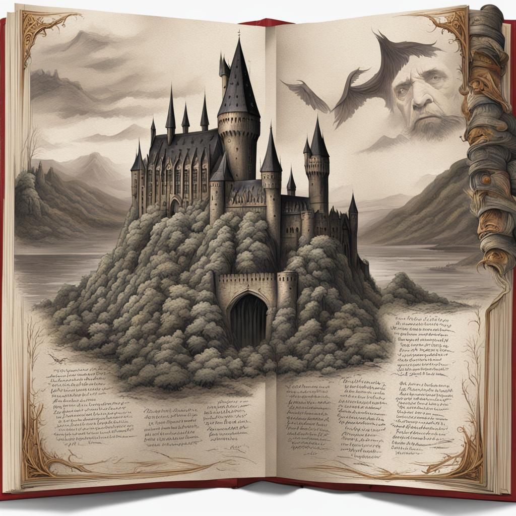 Ultra Realistic Harry Potter Book Cover