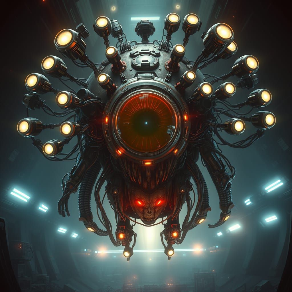 Cybernetic Beholder Horror