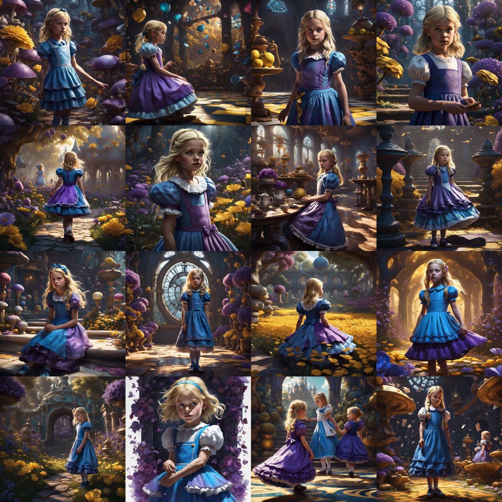 Alice in Wonderland: Dark Fantasy Concept Art