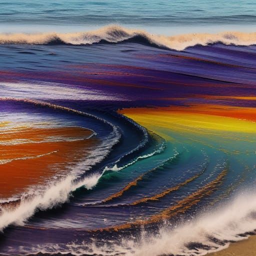 Native American Feathers on Beach with Holy Spirit Reflectio...