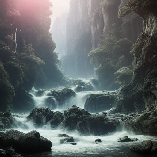 Marble River: Epic Cinematic Digital Painting