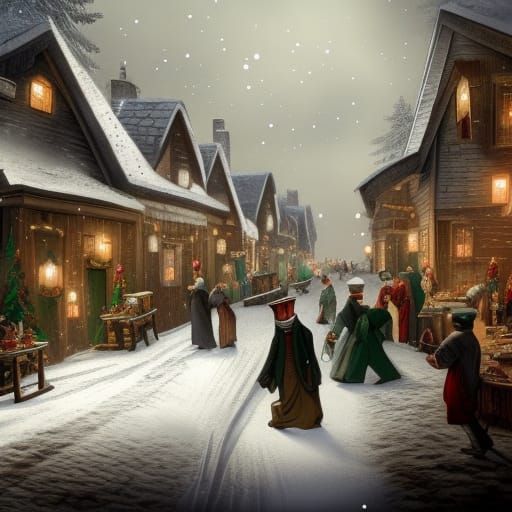 Scrooge in Victorian London: A Christmas Carol