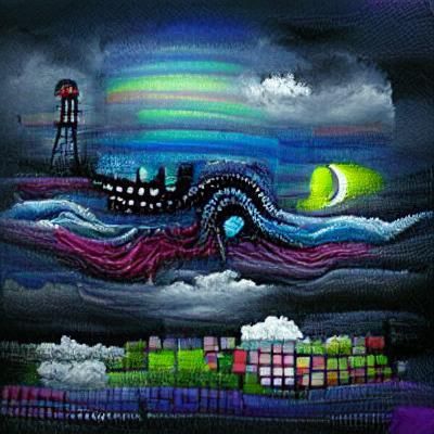 Tim Burton Deep Sea Pixel Art Tornado