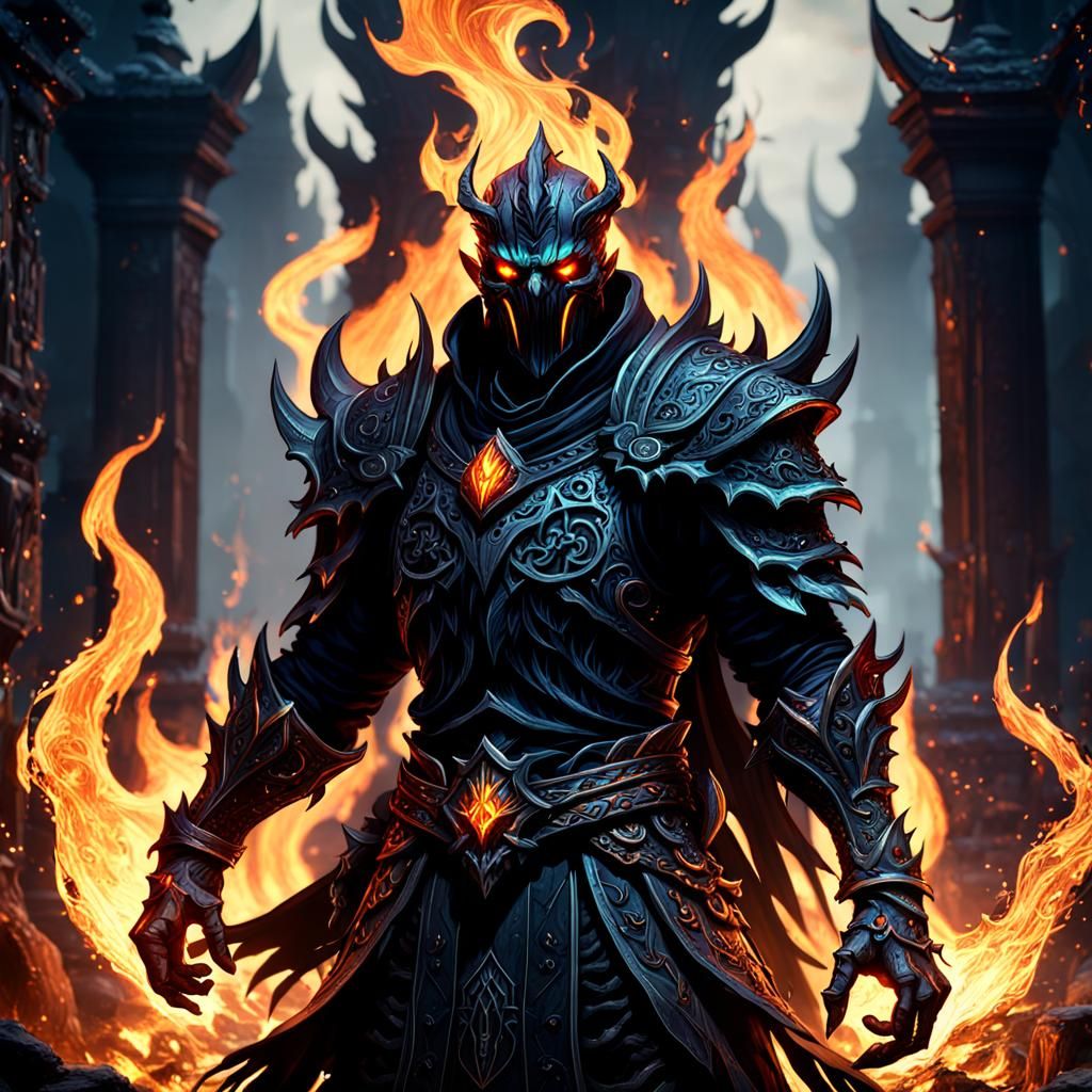 Burning Shadowling in Unreal Engine 5