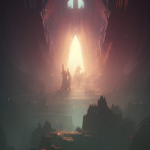 Dark Fantasy Void: Hyperdetailed Art in Unreal Engine