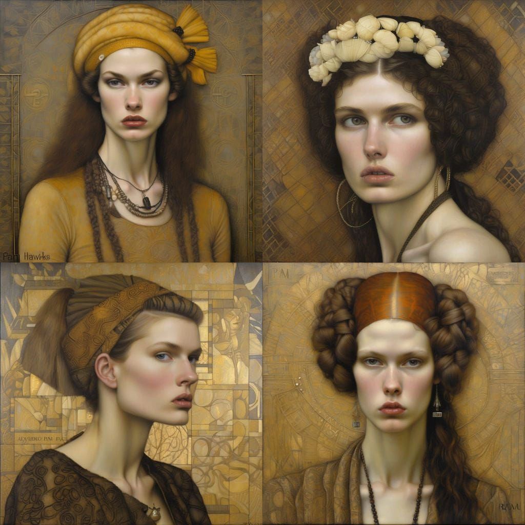 Intricate Woodcut Style Art