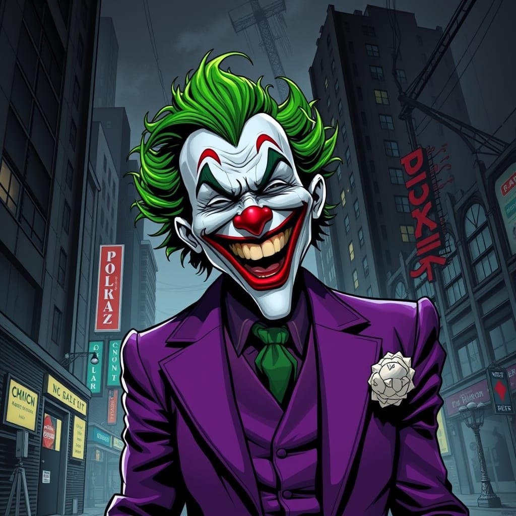 Gotham's Joker: A Gothic Graphic Novel Portrait