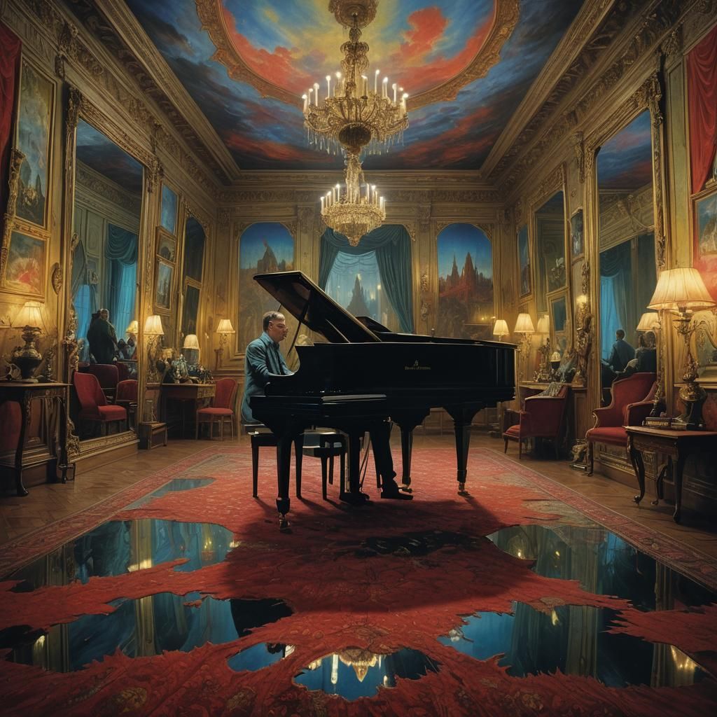 Morrissey Plays Piano in Beksiński-Inspired Dreamlike World