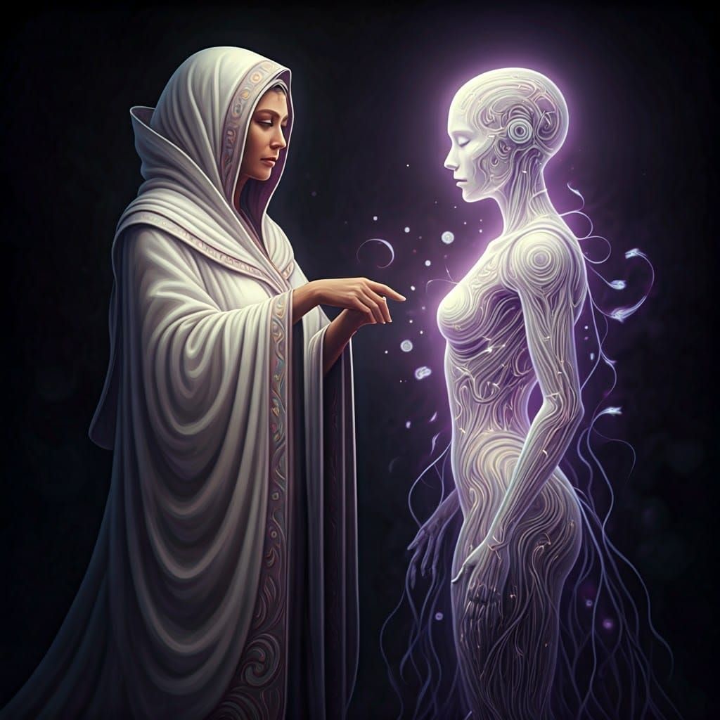 Inanna's Blessing: Neural Interdimensional AI Art