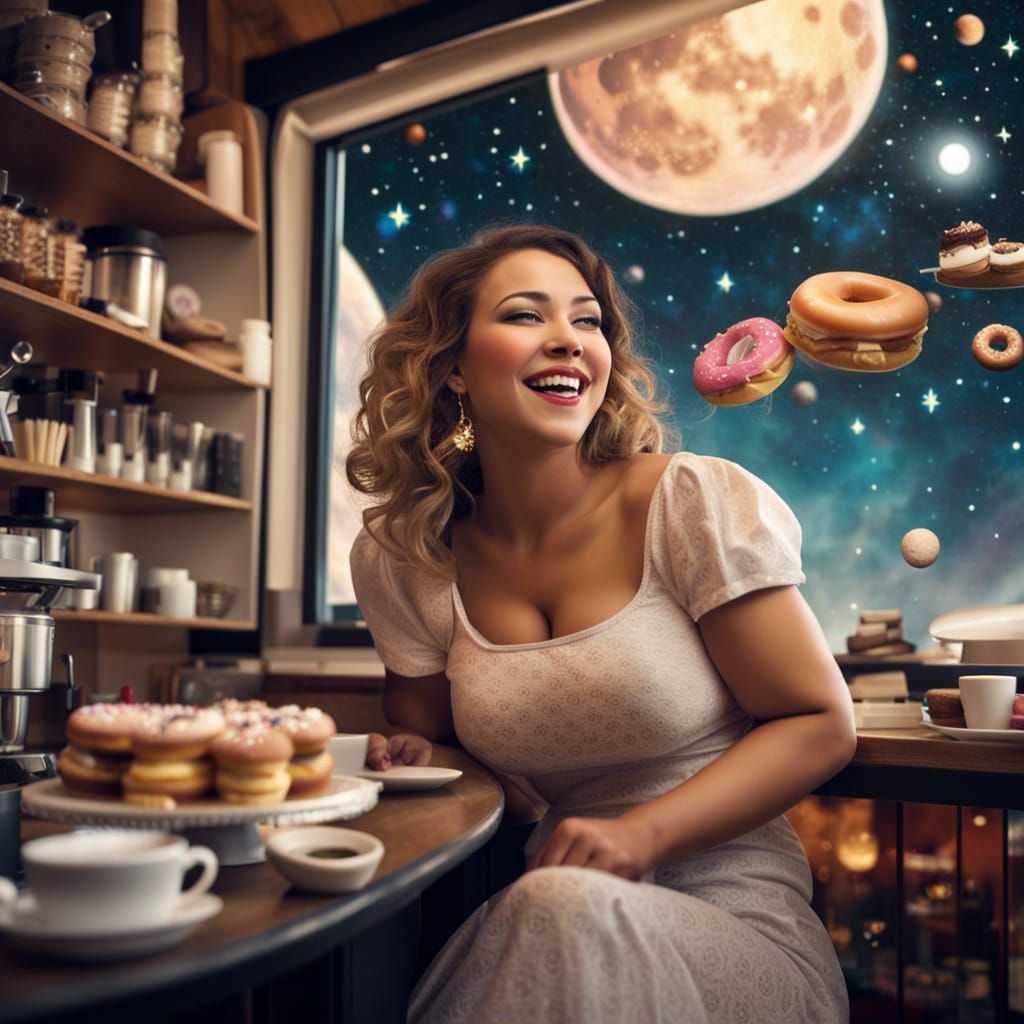 Lunar Coffee Shop: Detailed Matte Painting in Unreal Engine