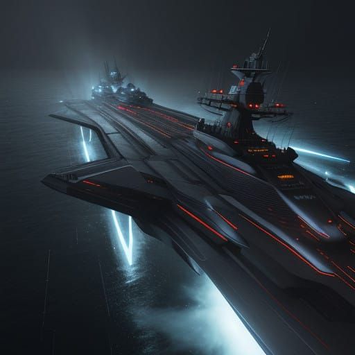 Epic Battlecruiser-Capital Class Vessel with Futuristic Desi...