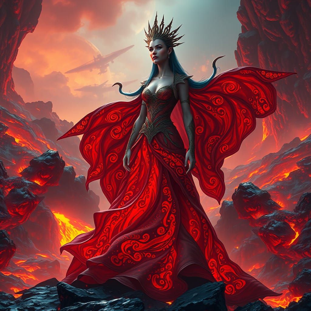 Regal Majesty in Lava Realm