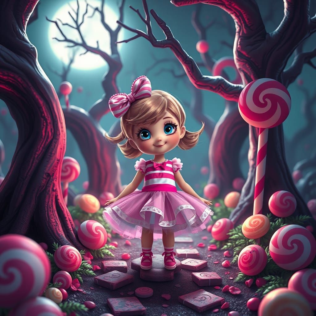 Candy Girl Adventure in Postmodern Candyland