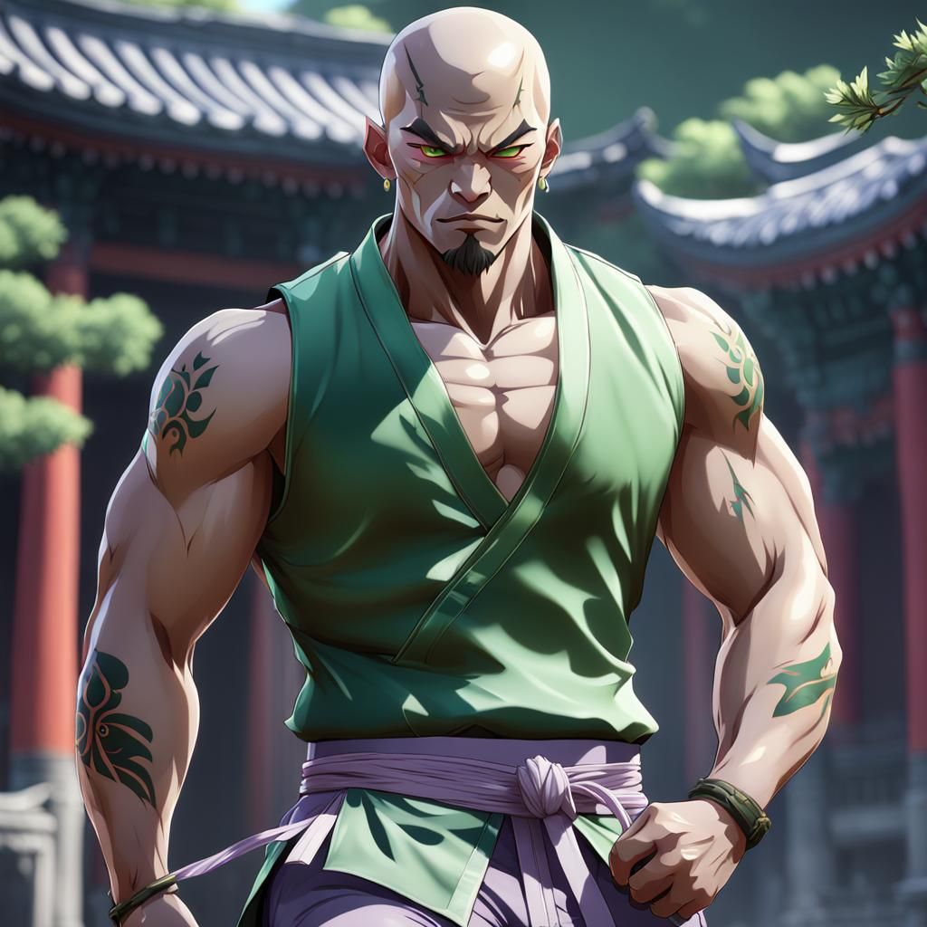 Young Oni in 3D Anime Art Style