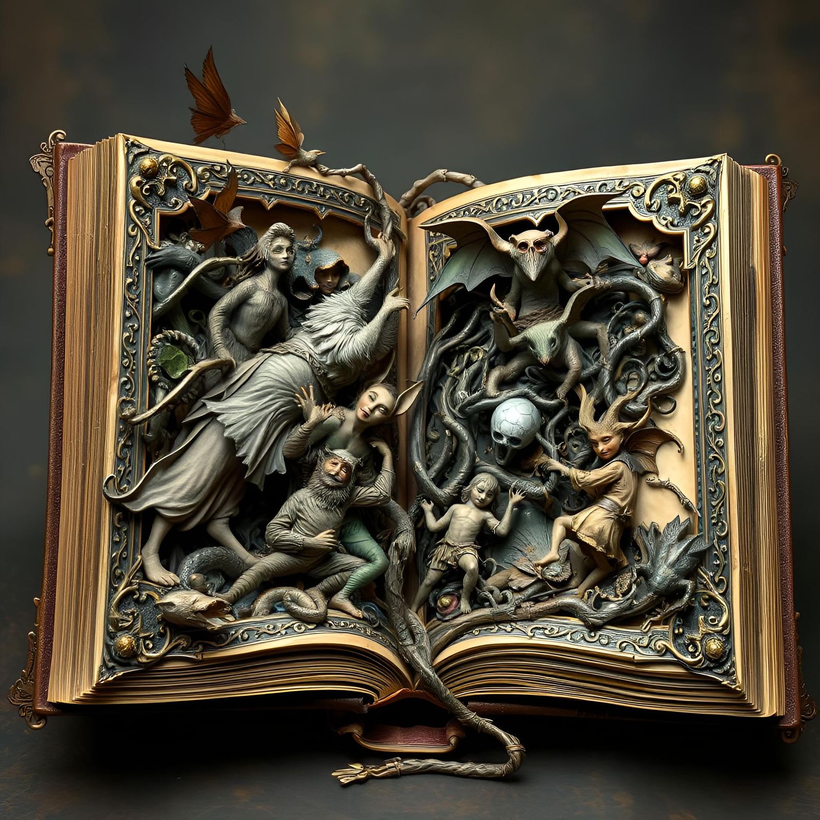 Ornate Fairy Tale Book Comes to Life