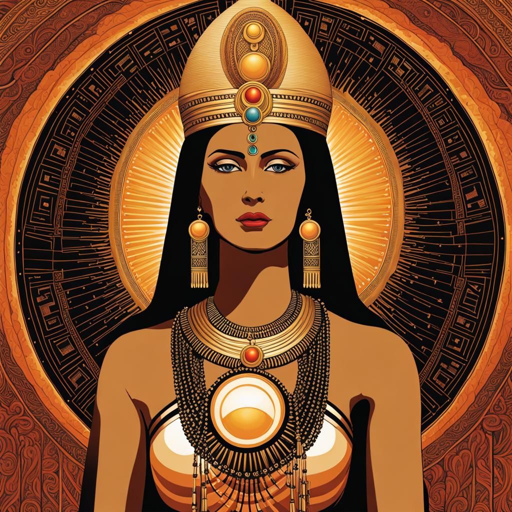 As the High Priestess of Hathor (Ḥwt-Ḥr), Mary Magdalene embodies the divine attributes of the Egyptian goddess