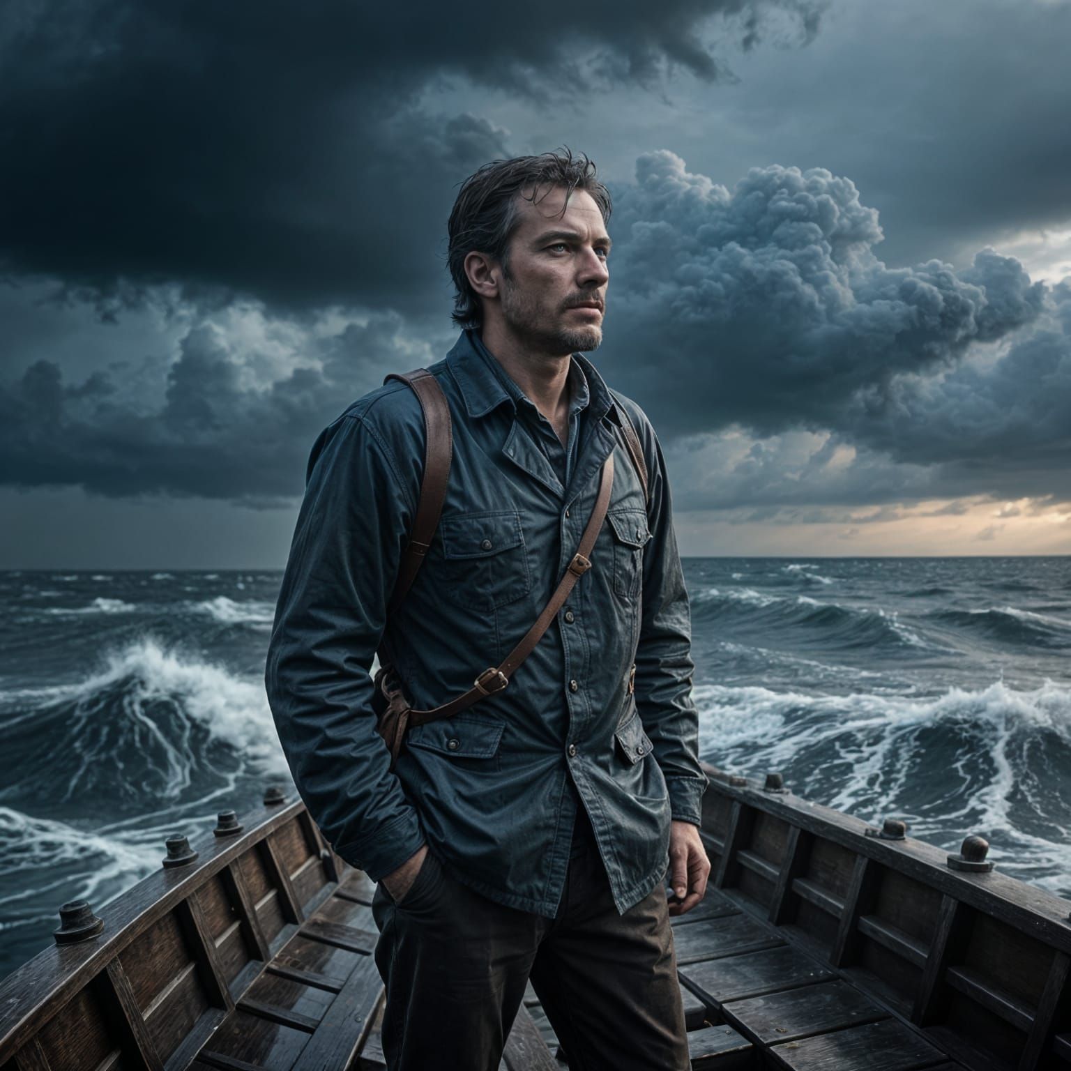 A Futuristic Cityscape in Neon Lights