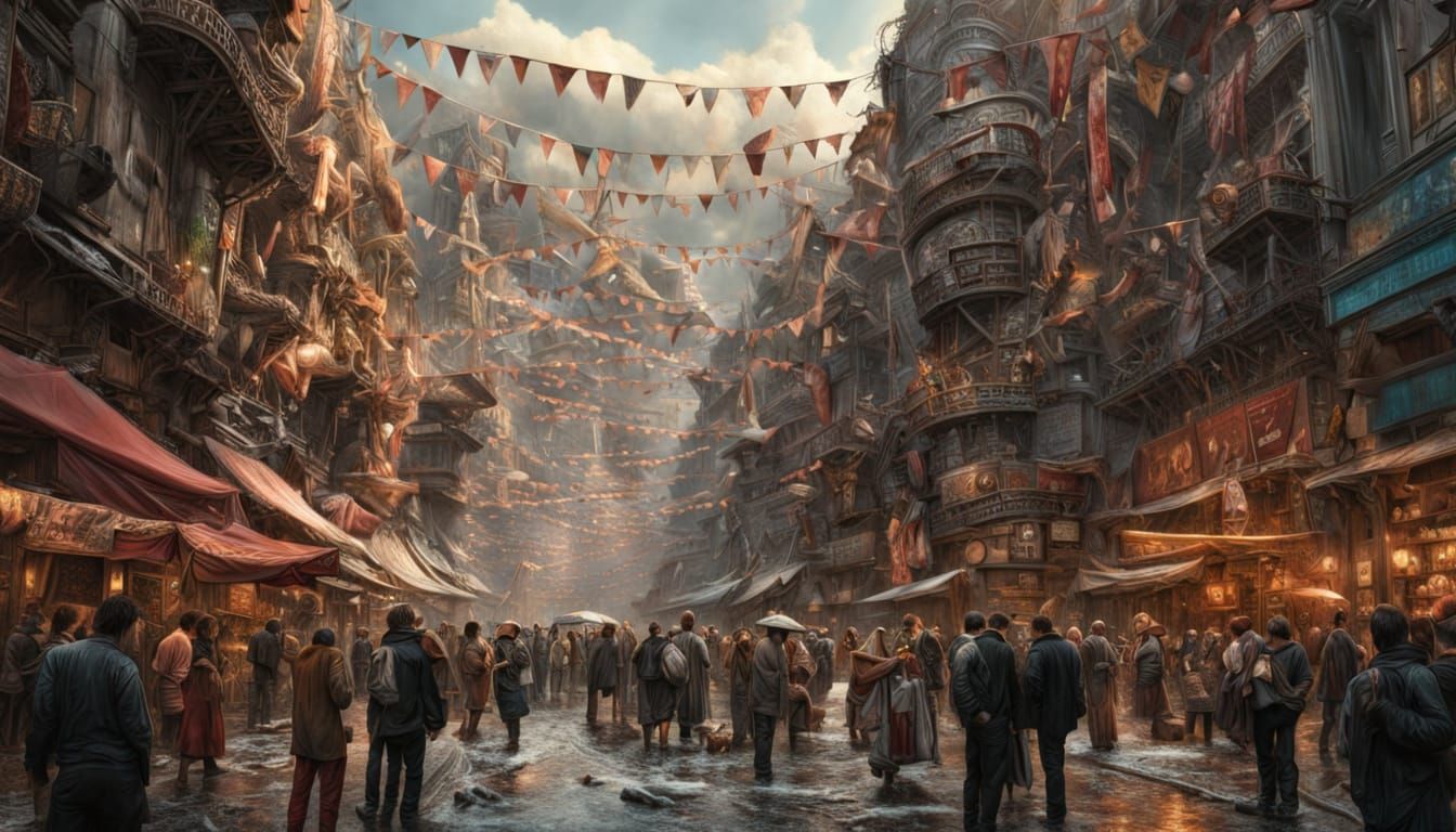 Hyperrealistic Waldo in Epic Digital Painting