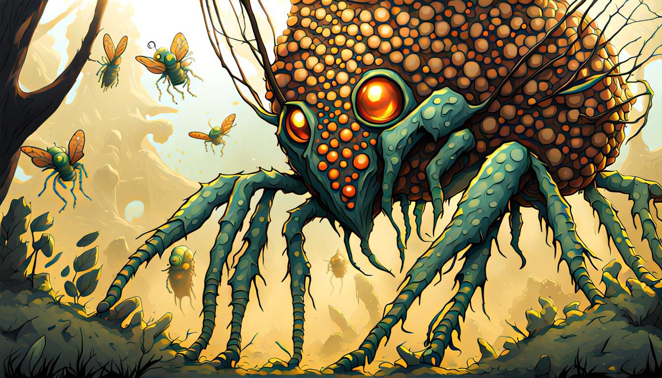 swarming insect hive monster