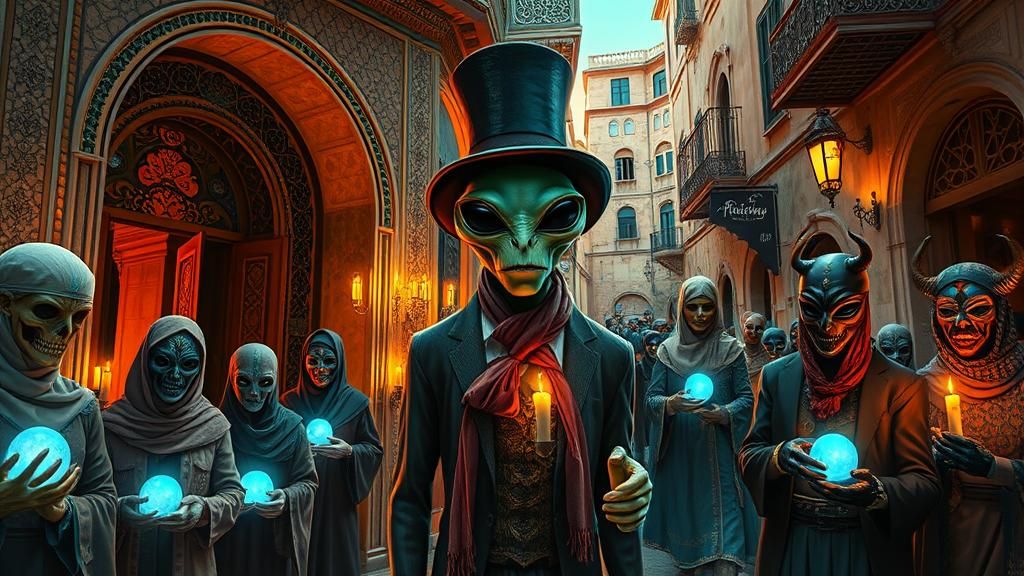 Alien in Tangier: Victorian-Middle Eastern Fusion