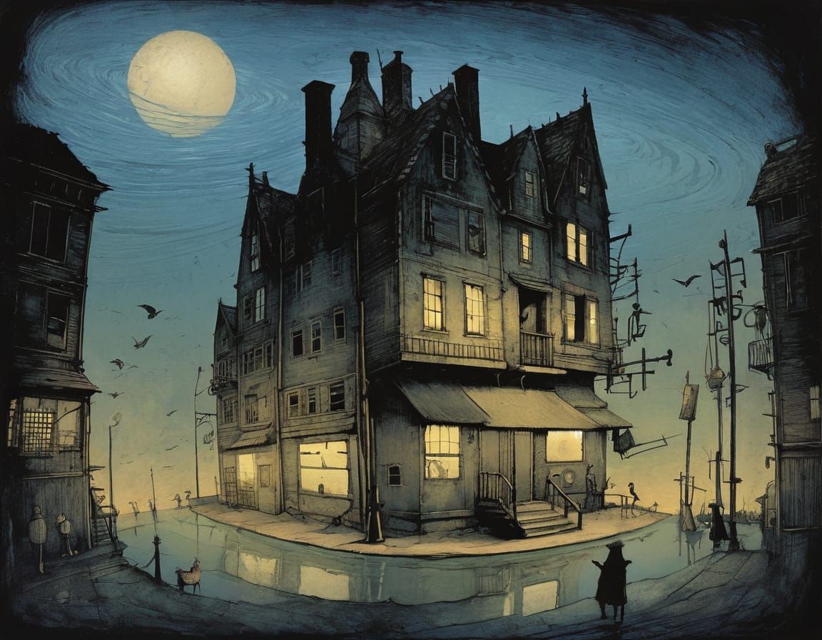 Dark Fantasy Graphic Novel Illustration