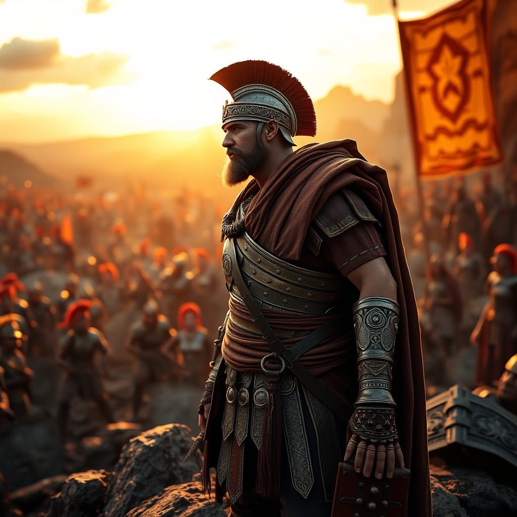 Roman General Delivers Epic Battlefield Speech in Cinematic ...