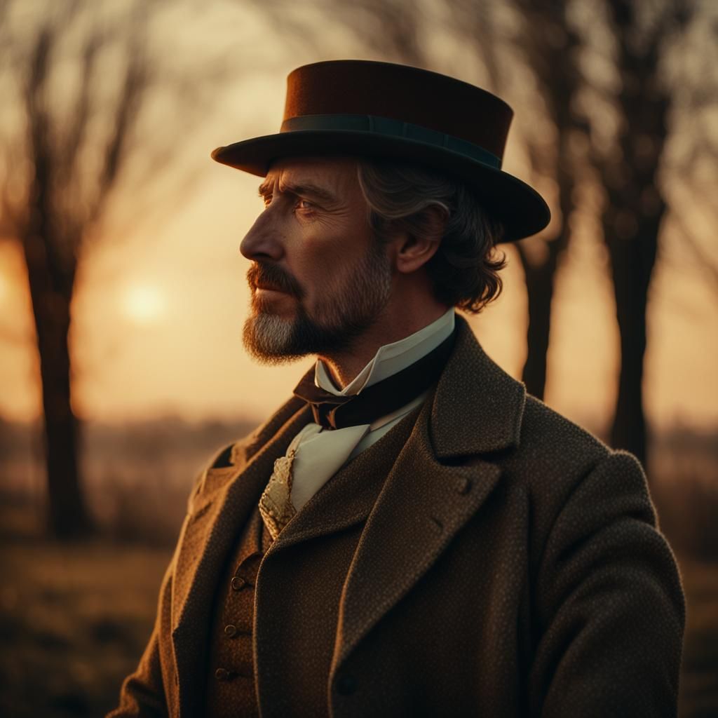 Cinematic Portrait of a 19th Century Gentleman