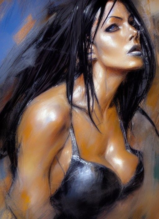 Nico Robin Portrait in Asencio Style