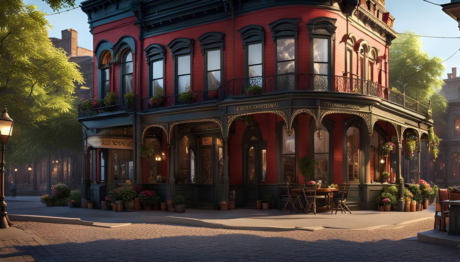 Epic Victorian Town Square in Hyper-Realistic Detail