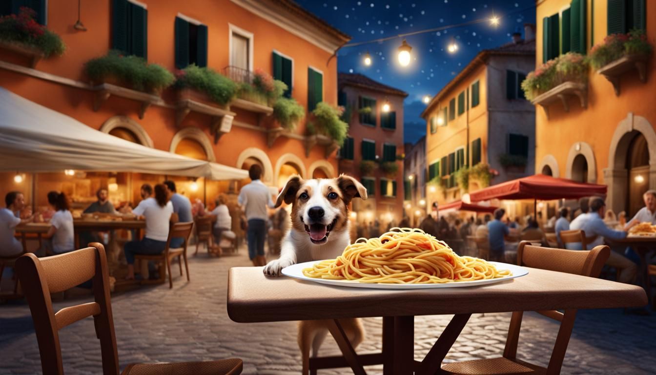 Italian gourmet dog