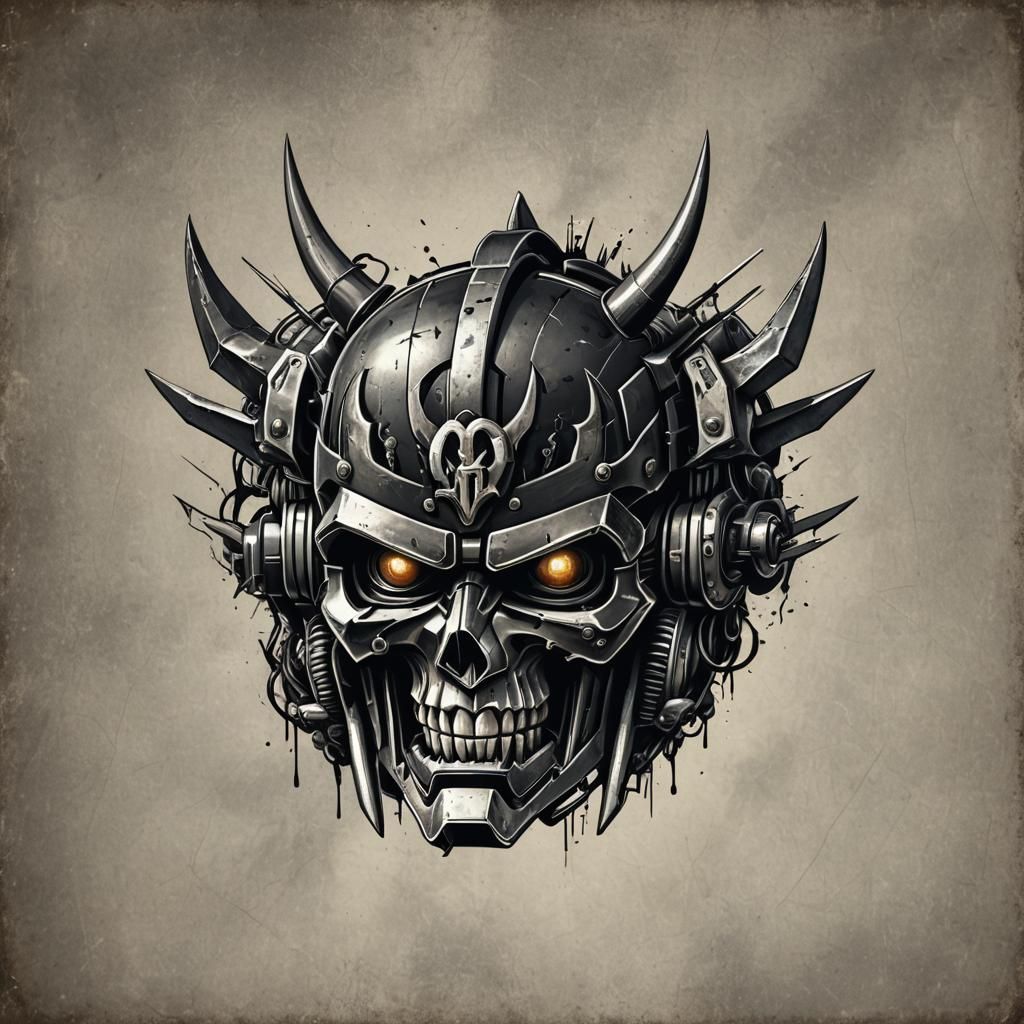 Motorhead logo as a Terminator
