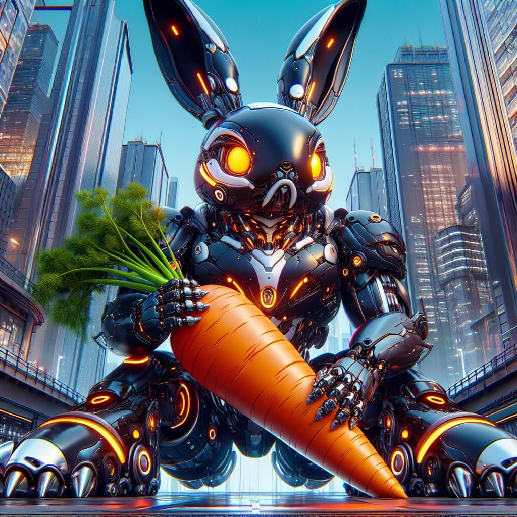 ニンジン動力ウサギメカ : Carrot Powered Rabbit Mecha v.2