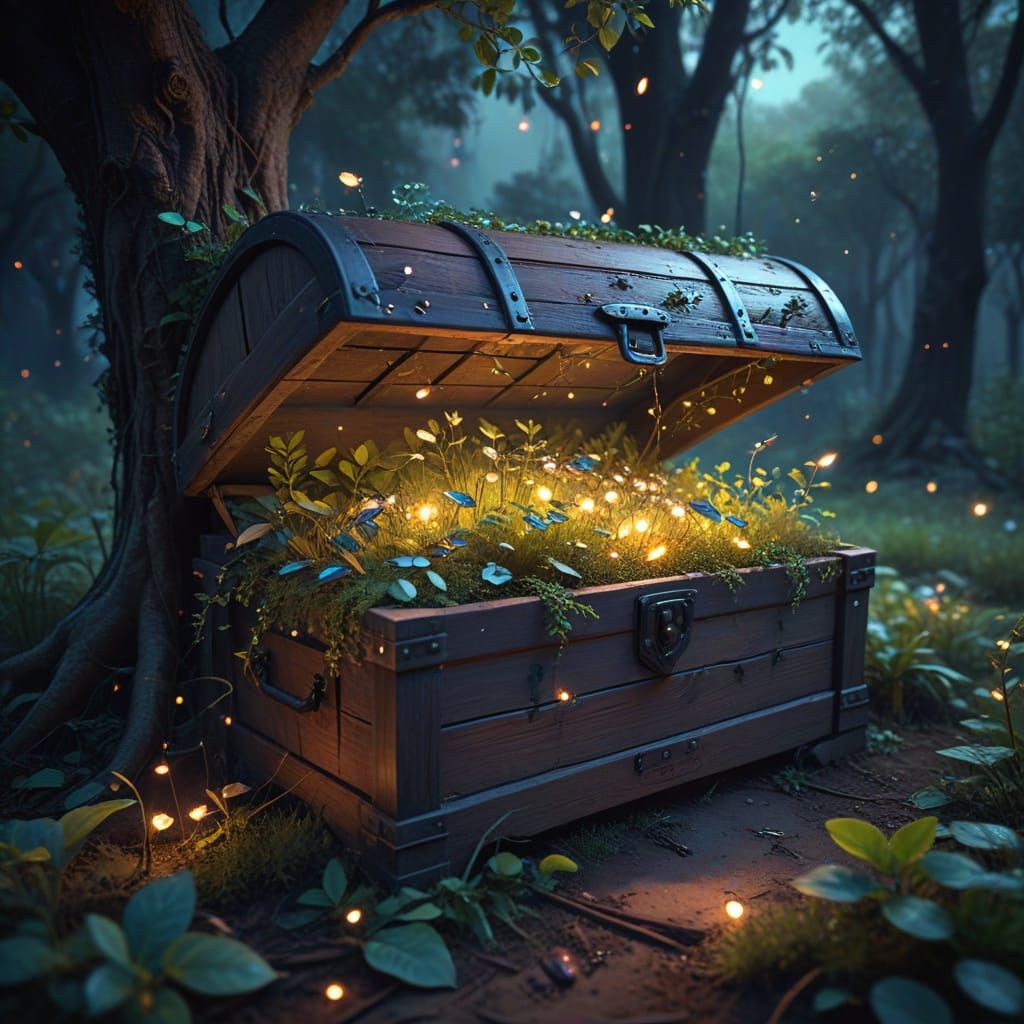 Magical Realism: Plants Grow in an Old Chest